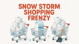 Snow Storm Shopping Frenzy: Why Toilet Paper? 🧻❄️