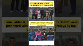 ICC Chief Jay Shah Extends T20 World Cup Invite To Lionel Messi