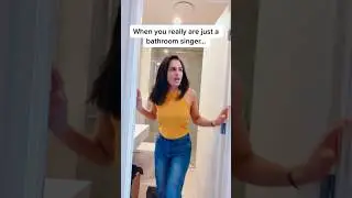 Who else is a bathroom singer 🎤😂? #funny #comedy