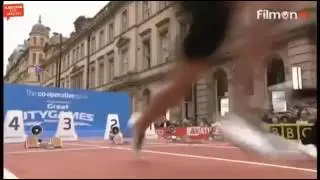 434 Kim Collins wins Men's 100m 2016 Great Manchester Games