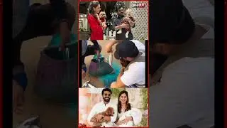 #ramcharan celebrating his daughter birthday #klinkaarakonidela ❤👸 I #HBDKlinKaaraKonidela #trending