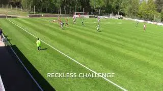 Referee situation: Reckless challenge 17