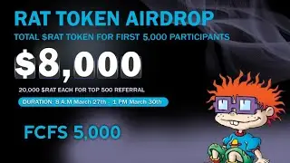 Claim 80000 #RAT TOKEN AIRDROP | SUBMIT WALLET ADDRESS