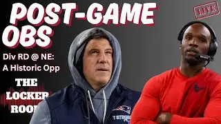 LIVE Post-Game Reaction To DeMeco & Texans Vs Vrabel & Patriots Divisional Round Playoff SHOWDOWN!