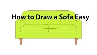How to Draw a Sofa &ndash; Easy Step-by-Step Drawing Tutorial for Beginners | Draw So Easy