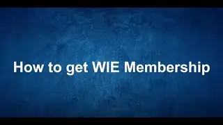 How to get IEEE WIE membership.