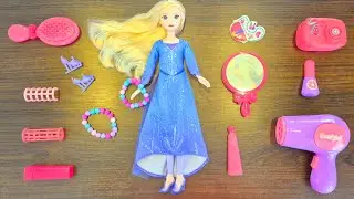 Unboxing Mattel Disney Frozen Elsa Playset Collection | Cozy Disney Doll | Review Toys | ASMR | New