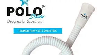 Waste Pipe Hose For Wash Basin Kitchen Sink - POLO SUPER FLEXIBLE Waste Pipe Wash Basin Kitchen Sink