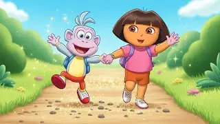 Dora Followed a Trail of Glittering Pebbles ✨🗺 | Kids Songs & Nursery Rhymes