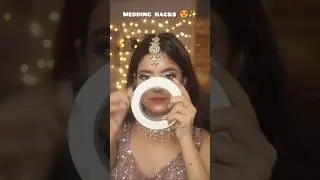 Hacks that come in handy at a wedding 😱😉 save them 🙈 #shorts #shadi #hack #makeuphacks #wedding