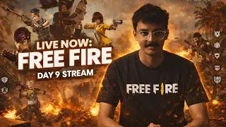 🔴 LIVE NOW | FREE FIRE 🔥 Day 9 Stream