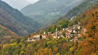 Exploring Switzerland's Wildest Valley | Beautiful Autumn Colors | 4K