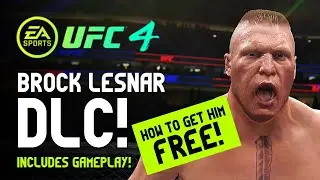 UFC 4: FREE Brock Lesnar DLC! (How to Get Him, Entrance & Victory Cutscenes)
