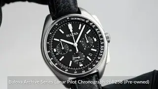 Bulova Archive Series Lunar Pilot Chronograph 96B258 (Pre-owned)