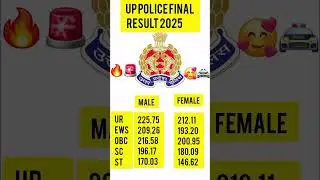 up police final result out 2025 🤞🔥#uppolicefinalcutoff #uppoliceresult2025 #uppolice #uppresult