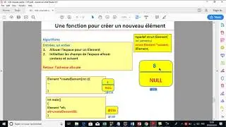 Linked List: create a new Element and return its memory address