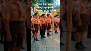 spill random ceremony of pramuka at elementary school Wonojati #merdekabelajar #pramuka #election