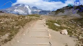 Mount Rainier--Skyline Trail, 5.6 Miles, 9 Kilometers | Virtual Trail Running | Treadmill Scenery