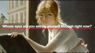 Whose eyes are you seeing yourself through right now /  Marie-Denise Villers - Young Woman Drawing