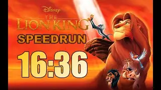 The Lion King (SNES) Speedrun in 16:36