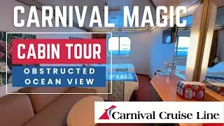 Экскурсии по каютам круизного лайнера &mdash; Экскурсия по каютам Carnival Magic &mdash; Каюта 6202 с закрыты...