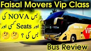 Faisal Movers new Vip Class Aka Business class Golden Bus Detailed Review