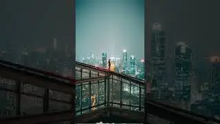 A soothing skyline with great sound #relaxingmusic #shorts