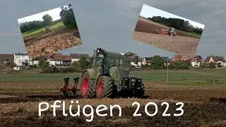 Pflügen 2023‼️|Pflügen mit fendt 313vario und Kuhn Multimaster 221💯🔥😍