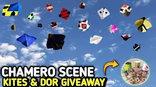 Full Heavy Chamero Scene 🤩 | Kites & Dor Giveaway 🤑 | Rawalpindi Kite Flying ❤️‍🔥