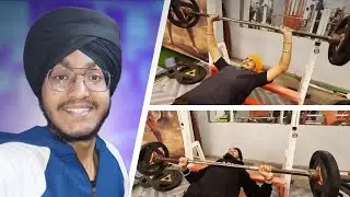 60kg Bench Press CHALLENGE Gone  Wrong 😱   