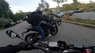 Feldberg Taunus Tour - 2x Yamaha MT-125 & Mondial HPS 125i | 4K