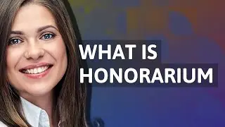Honorarium | znaczenie słowa Honorarium