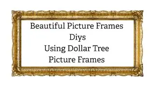 Create Beautiful Decor Using Dollar Tree Pictures Frames #diy #dollartreediy #pictureframes 