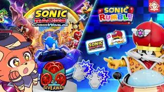 SONIC RUMBLE - Sonic Racing: CrossWorlds Crossover Missions! + LAST 300 RED STAR RINGS GIVEAWAY