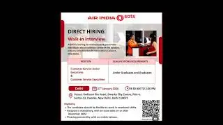 Air india airlines job vacancy for more details please subscribe to my channel