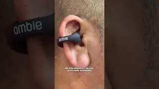 AUDIFONOS DE CONDUCCION OSEA AMBIE DISE&Ntilde;O ESTILO INNOVACION TECNOLOGIA