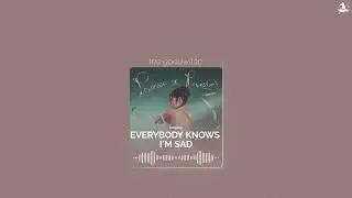 everbody know i'm sad || marina | sped up