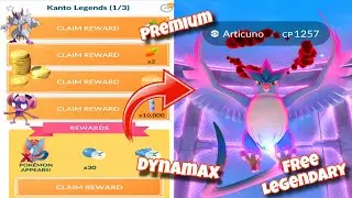 🔥 ClAIM Dynamax Legendary Speedrun! | Kanto Legends Premium Research #pokemon #pokemongo 