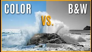 BEACH & OCEAN PHOTOS | Better In Black & White or Color?! #blackandwhitephotography #beaches #ocean