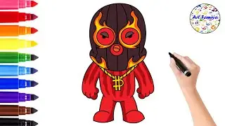 How To Draw Chamoy Big Dill | Fortnite | Drawing Easy Step by Step