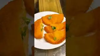 চিকেন ব্রেড পকেট রেসিপি | Chicken bread pocket recipe #breadrecipe #chikenrecipe #breadpockets ￼