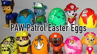PAW Patrol Easter Egg Painting Fun for Kids!