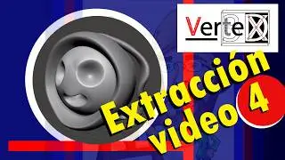 Extracción en la interfaz de ZBrush, VERTEX 3D.