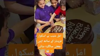Amal Muneeb Celebrates Her 6th Birthday with School Friends 🎉🎂✨