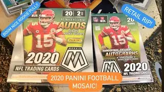 2020 Panini Mosaic Football Mega Box and Hangers! ** Big Rookie Pull! **