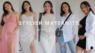 8 Casual Everyday Outfits | baby bump friendly!
