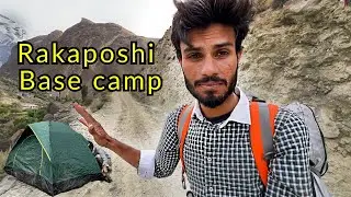 Alone Camping at Rakaposhi Basecamp | Travel Challenge | @Khanze101