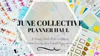 Planner Haul \\ ft. Simply Gilded sub, Rose Colored Daze, Binks and Bones, weekly kits, and more