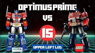 Building Optimus Prime: Agora Models vs LEGO Icons | Upper Left Leg & Autobot Shoulder | Ep 15