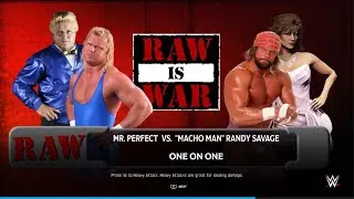 WWE 2K25 Мистер Совершенство (с Бобби &laquo;Мозгом Хинаном) против Рэнди &laquo;Мачо Мэн&raquo; Сэвиджа (с Мисс Эл...
